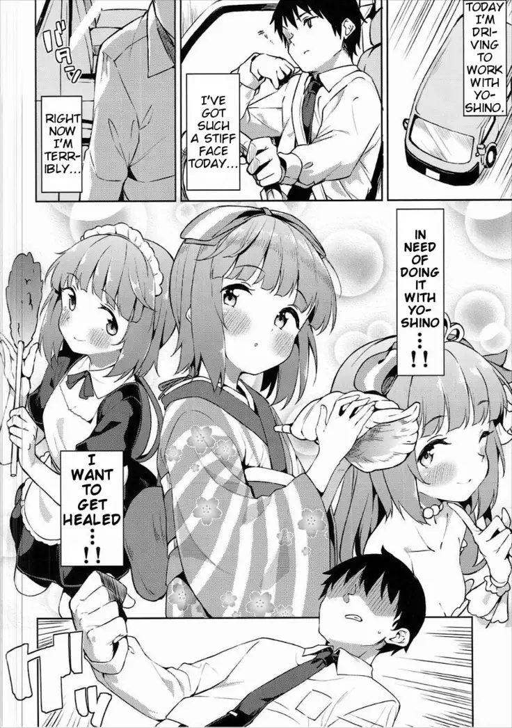 Yorita Yoshino to Shachuu de Ichaicha Suru Hon | Making Out and Fucking Yorita Yoshino in a car