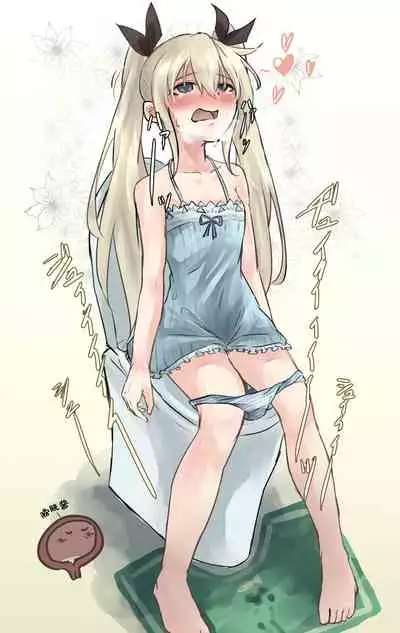 [Watakarashi] Toile o Genkai made Gaman suru Koto ga Suki na Onnanoko [Chinese] [白杨汉化组]